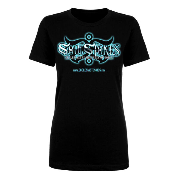 SOULSTONES LOGO - PREMIUM WOMEN'S S/S TEE - BLACK Thumbnail