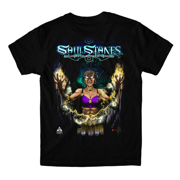 SOUL STONES FRONT & BACK - PREMIUM MEN'S S/S TEE - BLACK Thumbnail